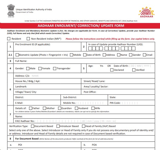 Aadhar Card Apply Online Archives UIDAI Online Aadhaar Card Help