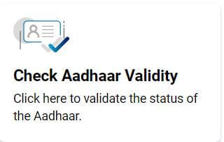 Aadhar Validity