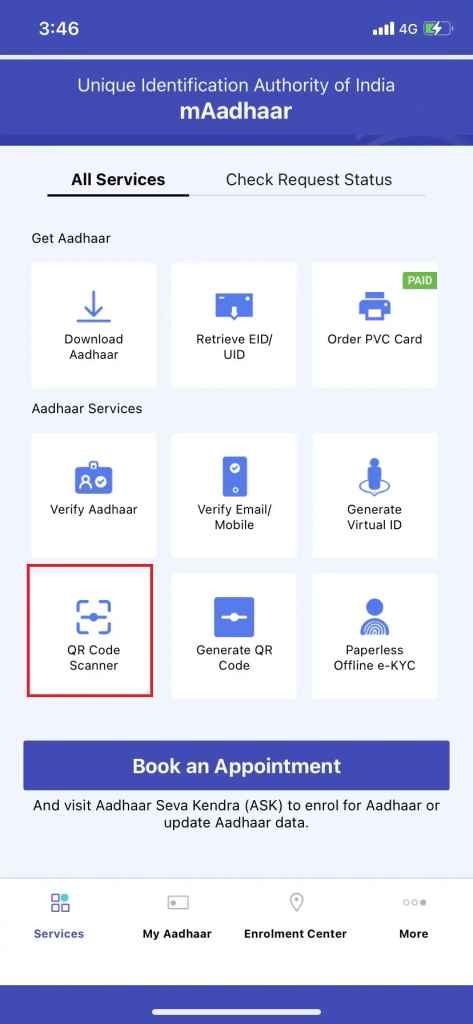 Verify Aadhaar Using mAadhaar App