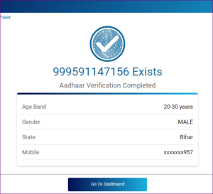 Verify Aadhar