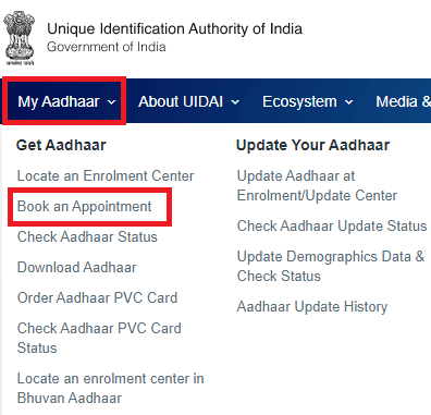 Change Mobile Number in Aadhaar Card