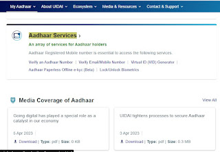 verify the Aadhaar card's