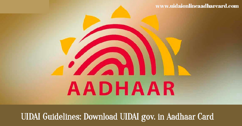 UIDAI.gov.in Aadhar Link Mobile Number