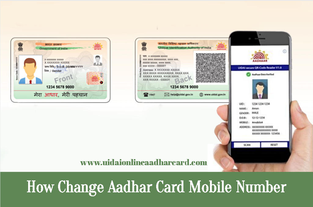 How Change Aadhar Card Mobile Number